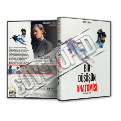 Bir Düşüşün Anatomisi - Anatomy Of A Fall - 2023 Türkçe Dvd Cover Tasarımı